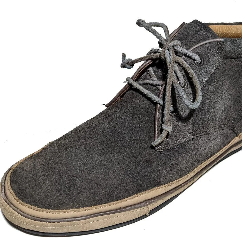 John Varvatos USA Suede Leather Chukka Boot High Top Sneaker USA 9M